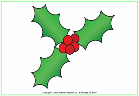 460x318 Holly Printables