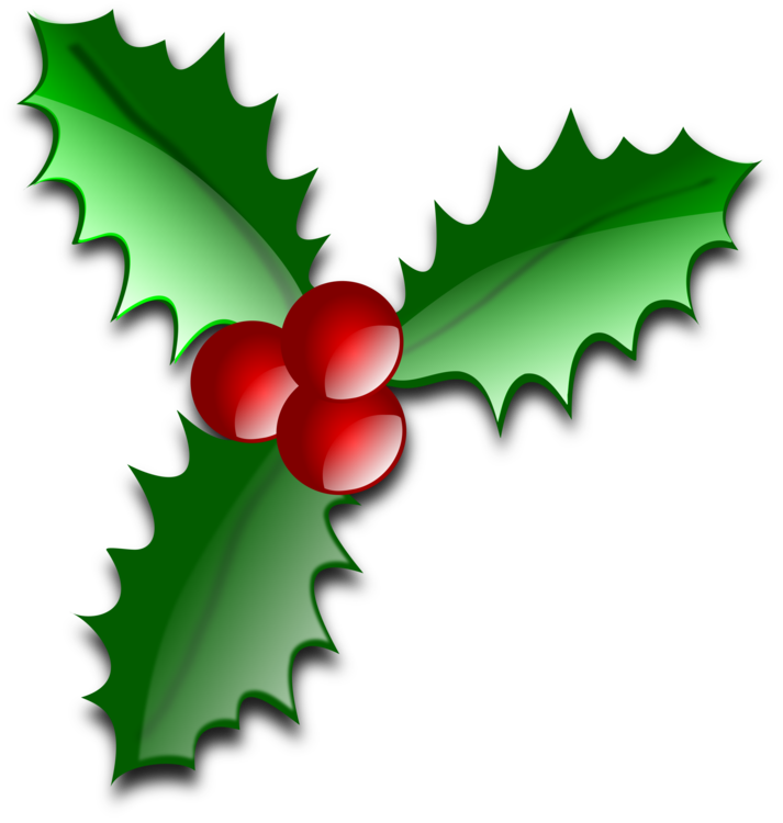 713x750 Clip Art Christmas Common Holly Download Drawing Cc0