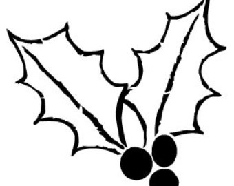340x270 Drawn Leaves Holly