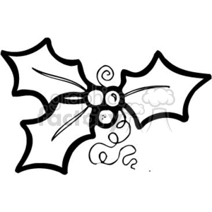 300x300 Image Result For Holly Line Drawings Holly Black, White Leaves