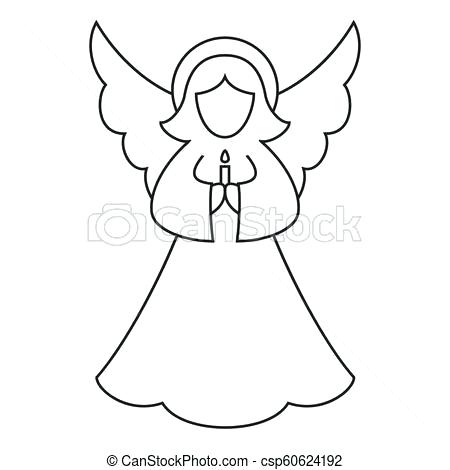 450x470 Christmas Angel Drawing Hoteles