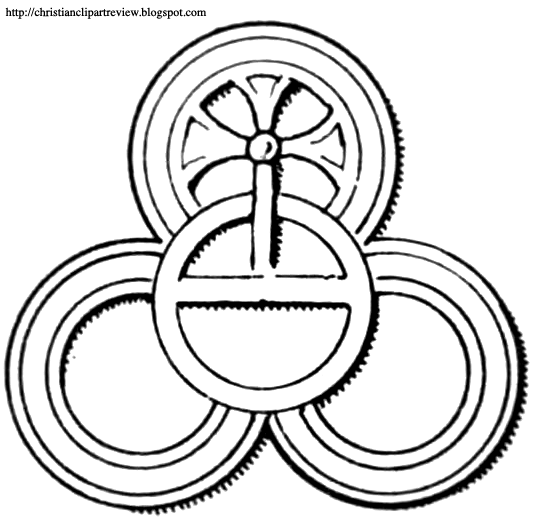 536x529 Trinity Ring Symbols From The Catacombs Christian Clip Art Review