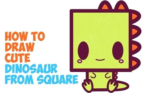 500x323 How To Draw A Dinosaur For Beginners How To Draw Cute Cartoon Baby