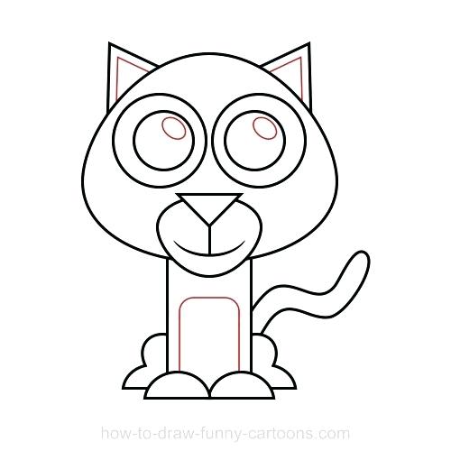 500x510 How To Draw A Wildcat Face Home Improvement Neighbor Name