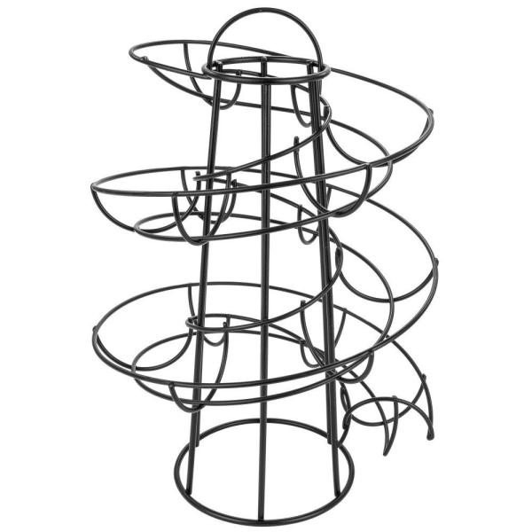 600x600 Southern Homewares Black Egg Skelter Deluxe Modern Spiraling