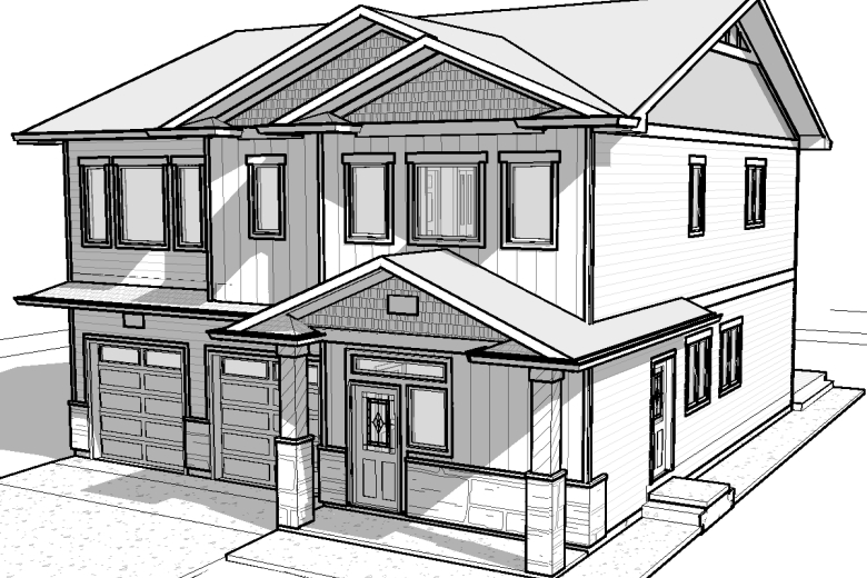 780x520 Collection Of 'basic House Drawing' Download More Than Images