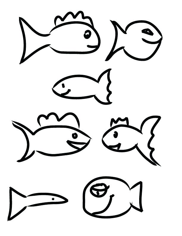 612x792 How To Draw A Fish Step