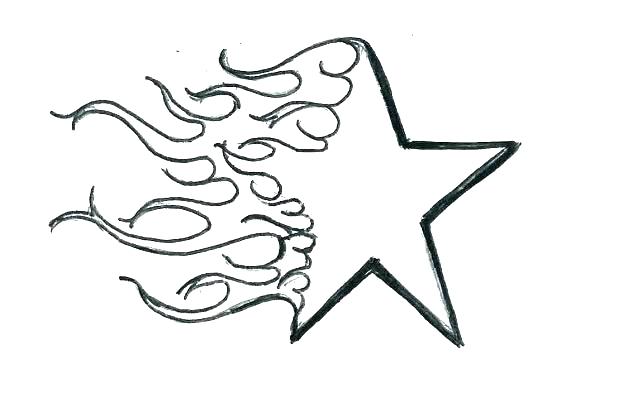 618x407 Shooting Star Coloring Pages Printable
