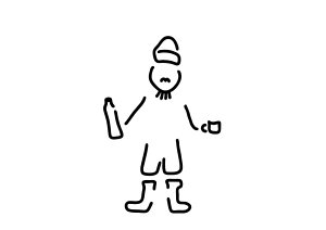 300x212 Homeless Man Art