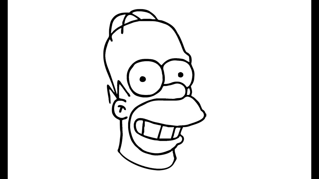 Homer Simpson Drawing | Free download on ClipArtMag