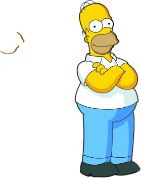 279x352 Drawing Homer Simpson