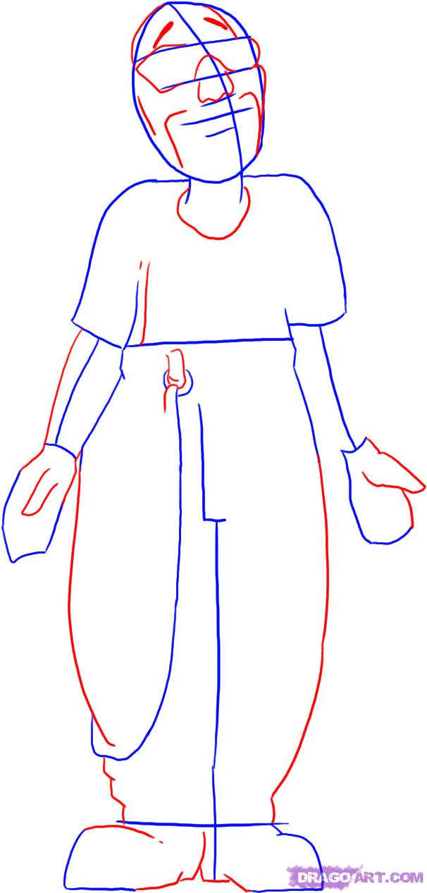 606x1268 how to draw homies character pelon, step