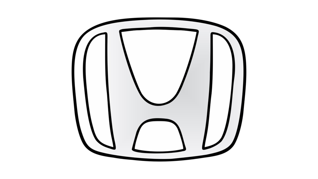 1280x720 How To Draw The Honda Logo