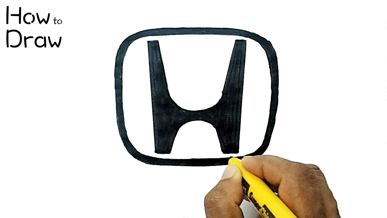 1280x720 How To Draw The Honda Logo