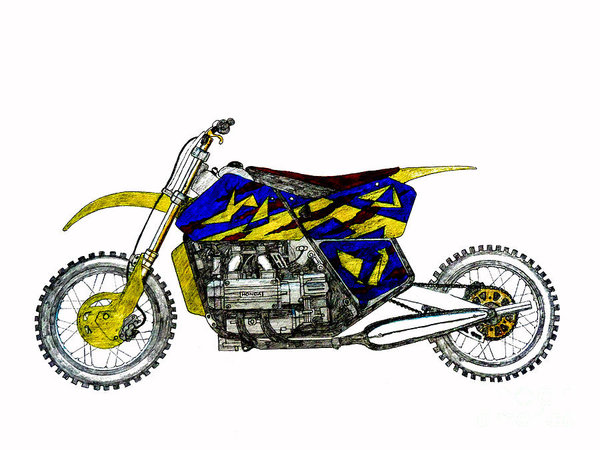 600x450 Honda Drawings Fine Art America
