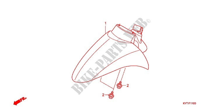 768x383 front fork front fender frame scoopy moto honda