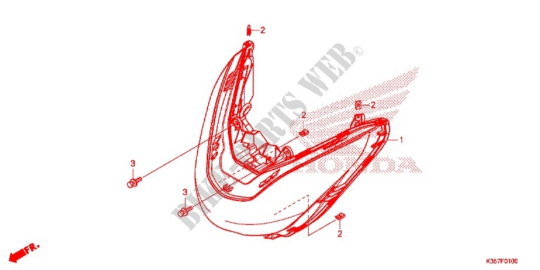 768x384 headlight speedometer frame pcx scooter honda