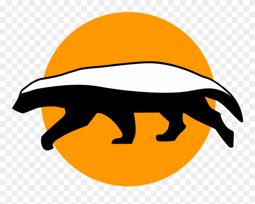 880x706 Honey Badger Clipart Transparent