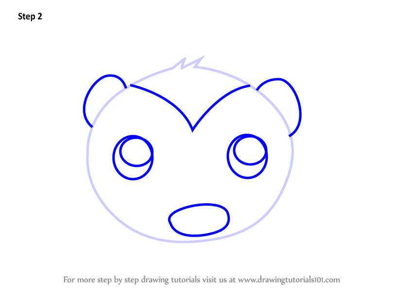 848x602 Learn How To Draw A Honey Badger Face For Kids