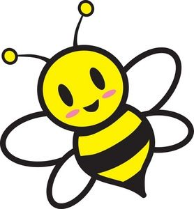 278x300 honey bee clipart image cartoon honey bee flying around honey