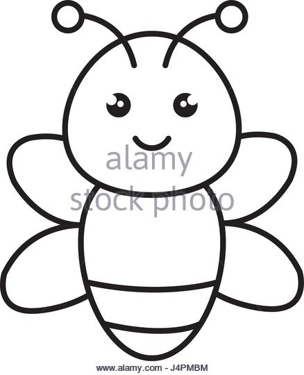 438x540 Beautiful Honey Bee Drawing Clip Art At Getdrawings Free