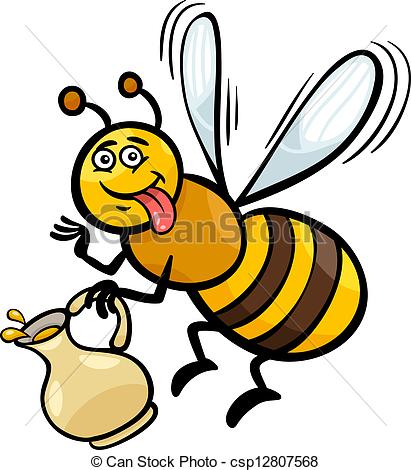 411x470 Honey Bee Drawing Clip Art