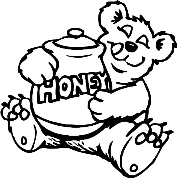 600x605 How To Draw A Honey Pot