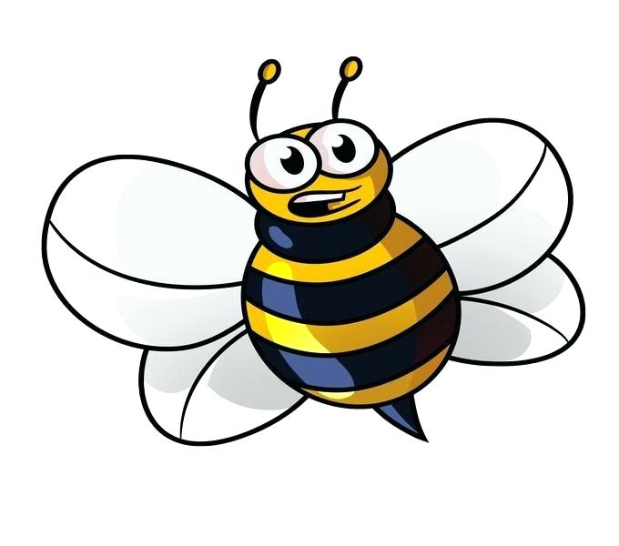 680x600 Bee Drawing Step