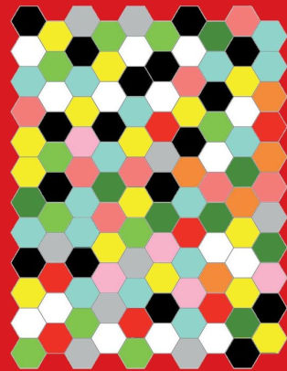 314x406 Blank Hex Hexagonal Hexagon Honeycomb Graph, Grid Paper, Notebook