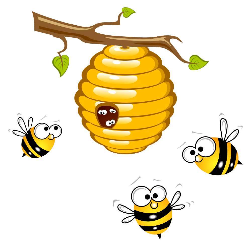 1000x1000 Collection Of Free Honeycomb Drawing Honey Bee Download On Ui Ex