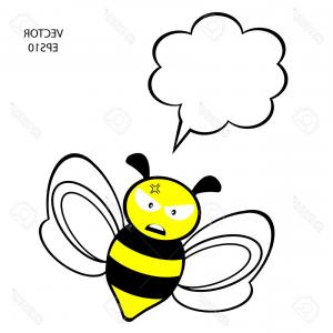 300x300 Stock Illustration Bee Honeycomb Hand Drawing Vector Illustration