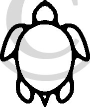 181x214 hawaiian honu clipart