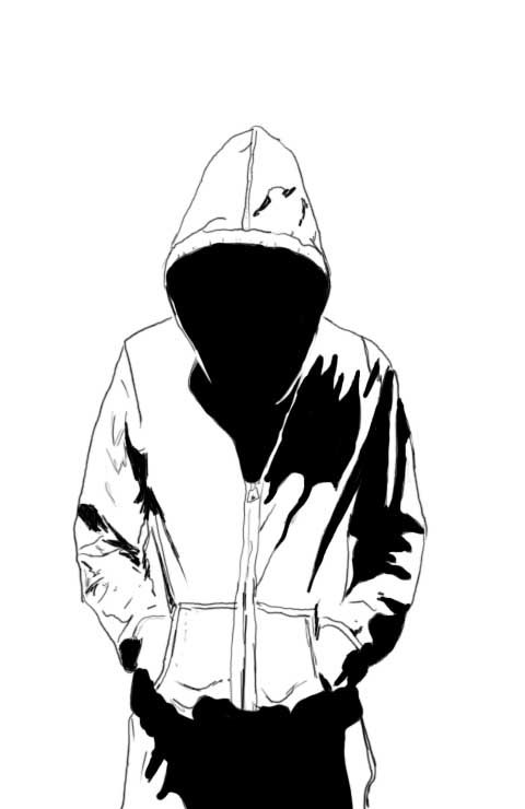 Hooded Figure Drawing