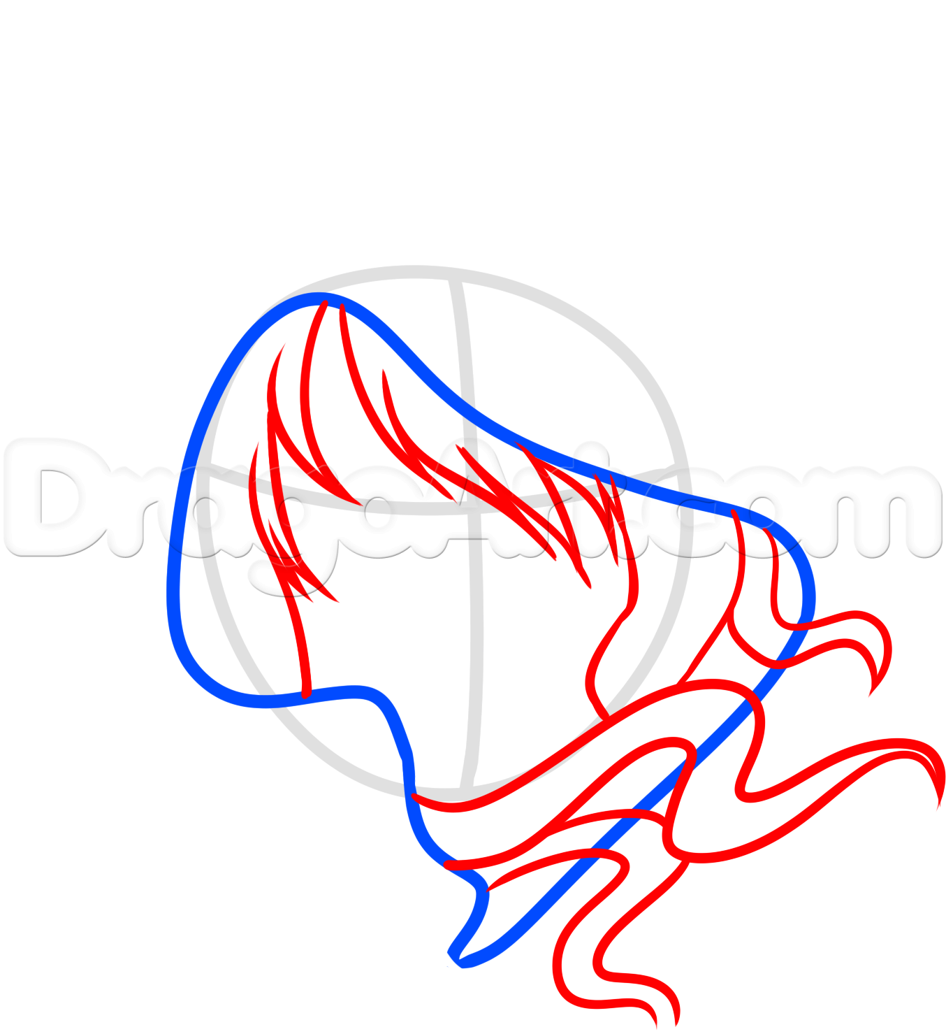 1354x1479 How To Draw A Hooded Anime Character, Step