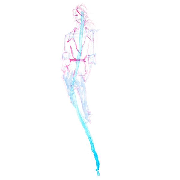 600x600 Hooded Fashion Illustration