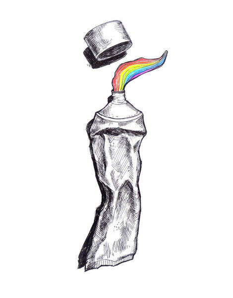 470x600 Doodle Art For Sale