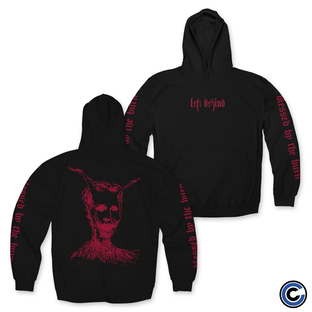 1200x1200 Left Behind Horned Drawing Hoodie Cold Cuts Merch