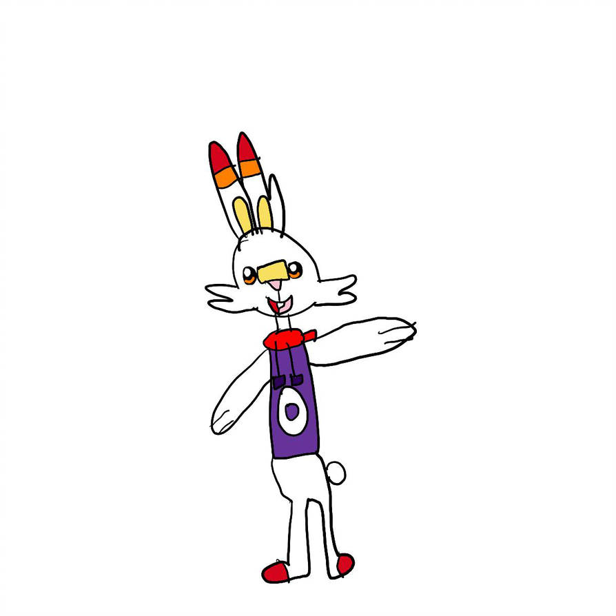 894x894 Scorbunny Wearing A Rayman Hoodie