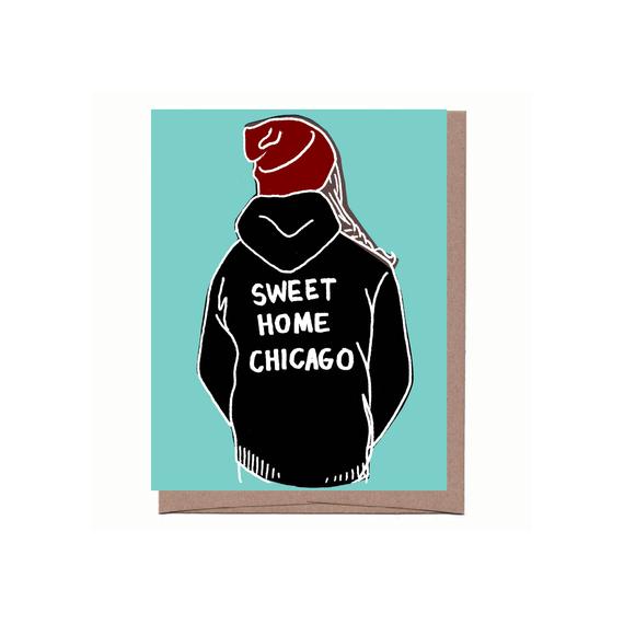 570x570 City Hoodie Girl Card Etsy