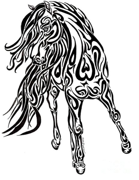 463x600 horse hoof drawings fine art america