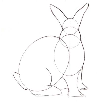400x418 Hop To It And Draw A Bunny Rabbit