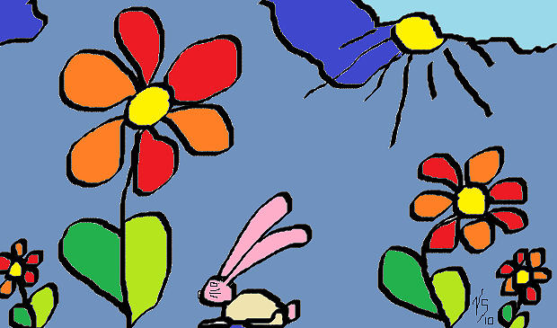 620x365 Bunny Hop Drawing