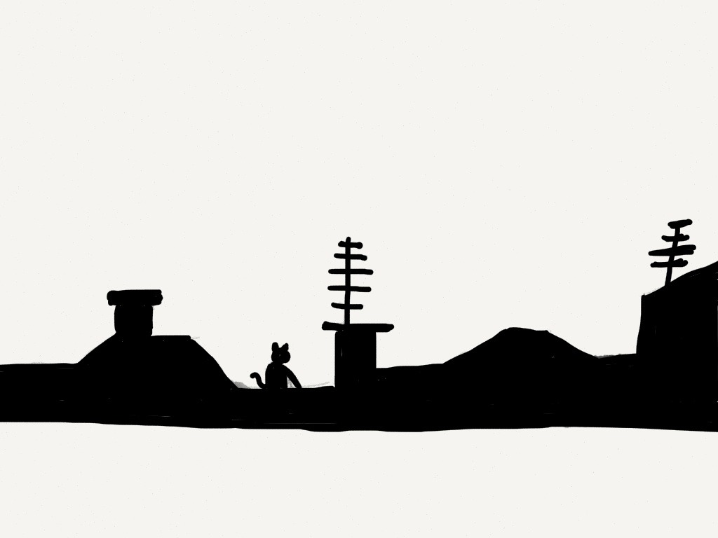 1024x768 Draw Inspire Night Horizon