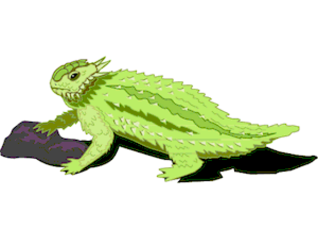 640x480 Horned Lizard Clipart