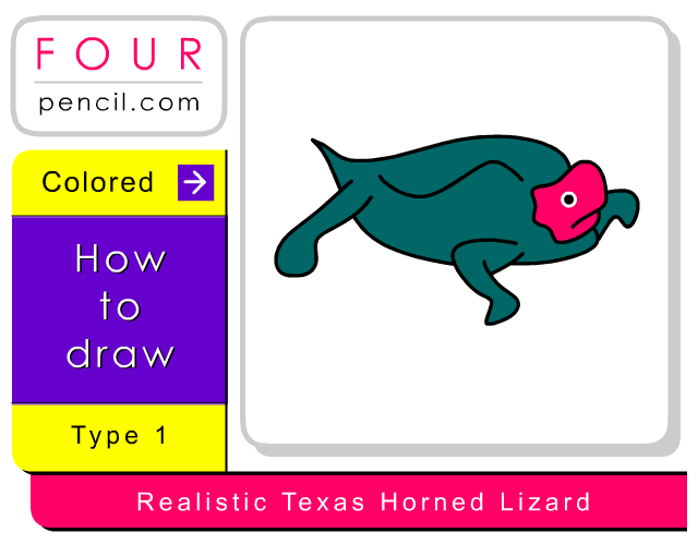 640x500 How To Draw A Realistic Texas Horned Lizard Easy Step