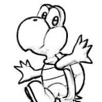 200x200 Horned Toad Coloring Page