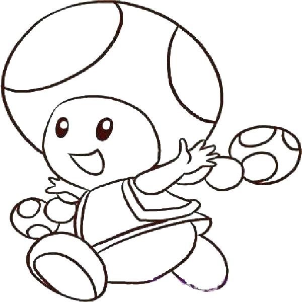600x600 Toad Coloring