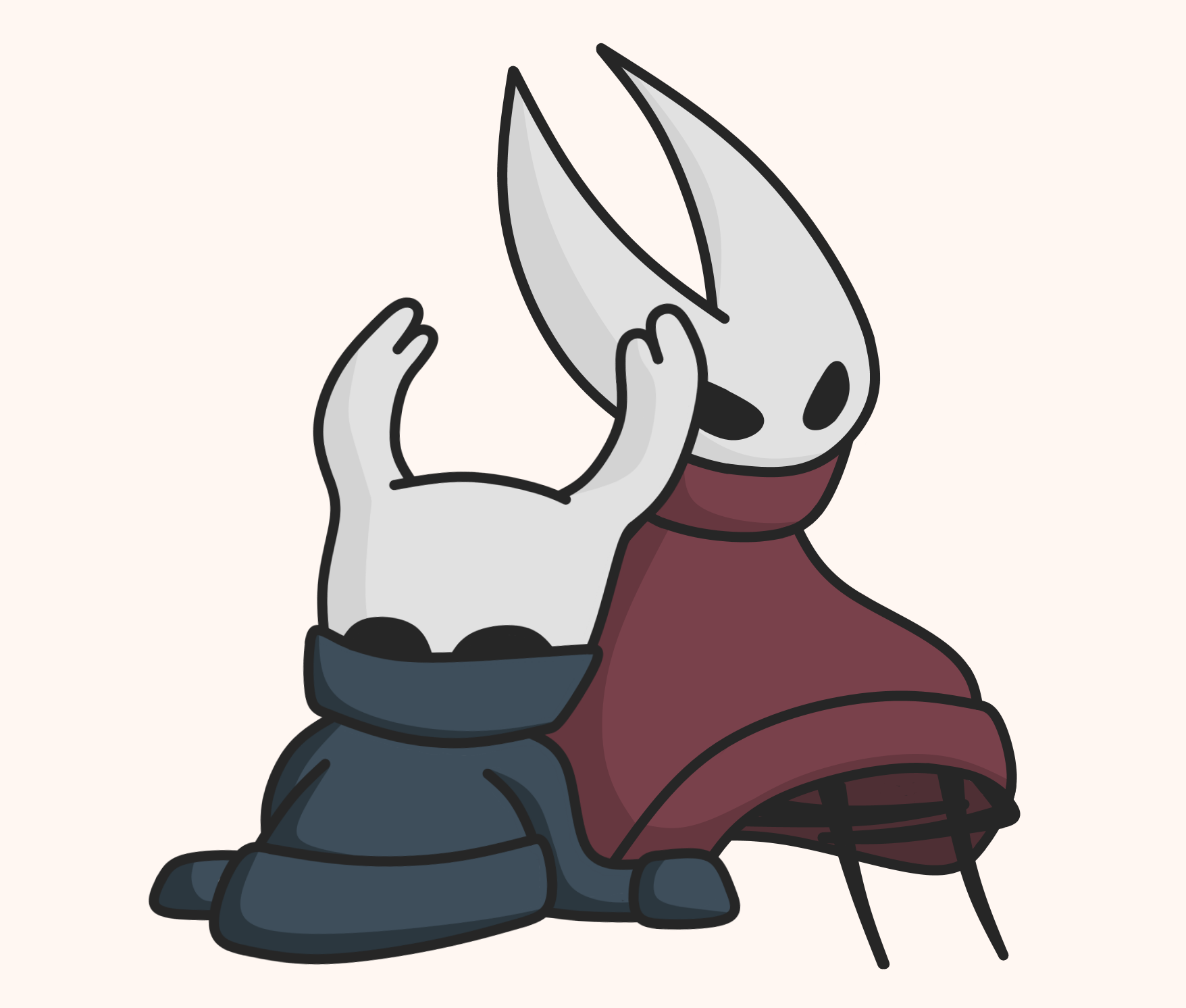 1756x1492 Little Drawing I Made Of The Knight And Hornet Hollowknight