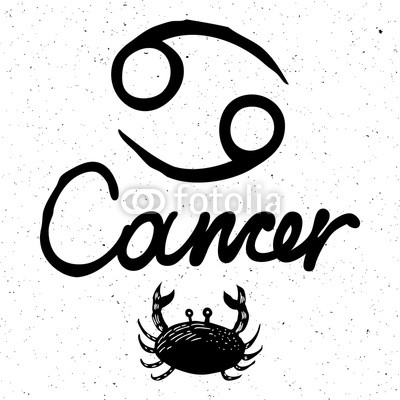 400x400 cancer zodiac hand drawing sign for horoscope usable for mystic