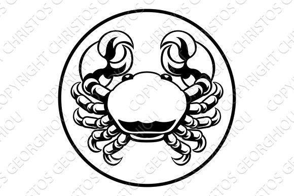 580x386 Crab Cancer Zodiac Horoscope Sign Tattoo Ideas